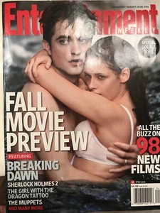 ENTERTAINMENT WEEKLY MAGAZINE - Aug 2011- Twilight Breaking Dawn - Picture 1 of 3