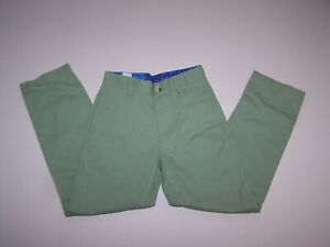 J. Bailey Boutique Boys Pants Champ Classic Style Olive Green Twill Size 7 NWT