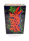 DyseOne Orange Graffiti Art Plastic Spring Action King Size Cigarette Case