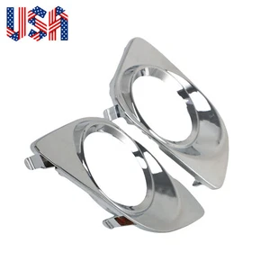 Chrome Fog Light Trim Cover LH + RH for 2009 2010 2011 2012 Toyota Venza - Picture 1 of 7