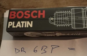 1 Bosch Platin Zündkerzen DR 6 BP. NEU. - Picture 1 of 1