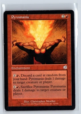 (3x) PYROMANIA - Torment – MTG Magic the Gathering Card - Uncommon - Image 1 of 4