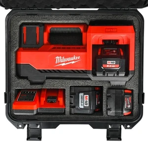 Luftkompressor Wasserdicht Hartschalenkoffer Kompatibel mit Milwaukee M18 Inflator 28... - Bild 1 von 6