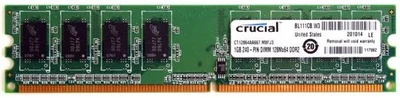 Memory 1gb 240p dimm 128mx64 ddr2 pc2-5300 unbuff ct12864aa667.m8fj3 - Image 1 of 2