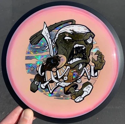 Axiom MVP Neutron Trail Transitional Swirl Capt. Salty Pepper DFX 1/26 Disc Golf - Image 1 of 4