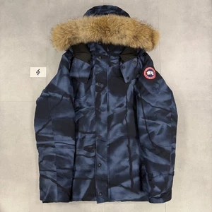Canada Goose Wyndham Parka Blue Abstract - Size XL - USED 9/10 Condition - Rare - Picture 1 of 8