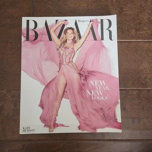 Harper's Bazaar Magazine December 2015 January 2016 Beautiful Kate Hudson Cover - Foto 1 di 4