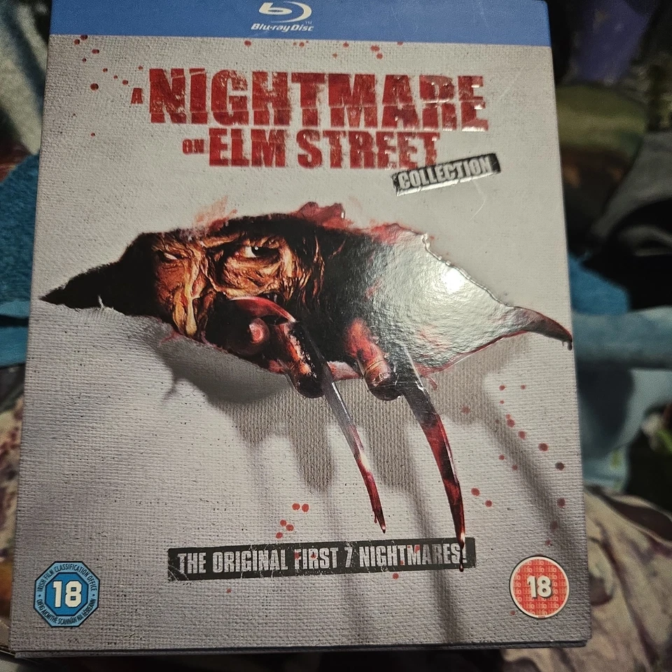 A Nightmare On Elm Street 7 Movie Film Collection Blu-Ray Box Set + Extras - Image 1 of 1