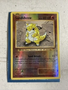 2016 Pokémon TCG Evolutions Sandshrew Reverse Holo Common 54/108 - Bild 1 von 2