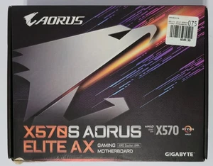 GIGABYTE X570S AORUS Elite AX (AMD Ryzen 3000/ X570S/ PCIe 4.0/ SATA 6Gb/s/ATX - Imagen 1 de 7