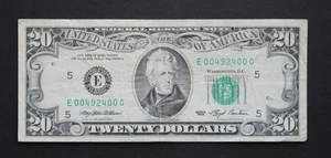 1993 $20 Federal Reserve Note/Richmond/F-2079E/fancy serial number - Picture 1 of 10