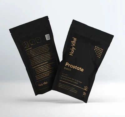 HOLY VITAL Saw Palmetto Prostate Patches (30 Patches) | Prostate Health