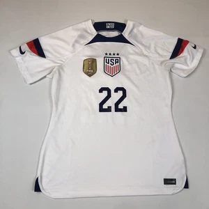 2022 USWNT Nike White Jersey Kristie Mewis #22 FIFA World Champions Patch Large - Picture 1 of 15