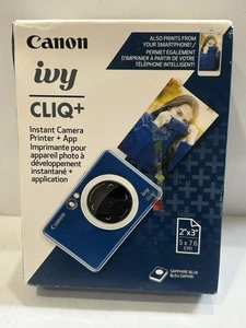 CANON IVY CLIQ + IMPRESORA CÁMARA INSTANTÁNEA + APLICACIÓN AZUL ZAFIRO NUEVO SIN ABRIR - Imagen 1 de 10