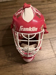 Vintage Detroit Red Wings Franklin Goalie Helmet Mask Adult Full Size - Picture 1 of 13