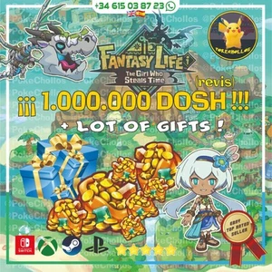 FANTASY LIFE I - THE GIRL WHO STEALS TIME ⌛ 1.000.000 DOSH + GIFTS 🎁 SERVICE - Imagen 1 de 5