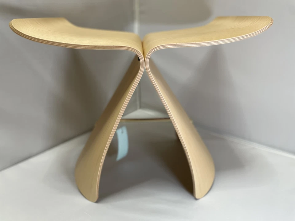 Sori Yanagi Butterfly Stool Maple S-0521MP-NT Tendo Chair JAPAN Authentic New - Image 1 of 4