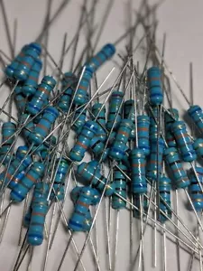 5, 10, or 20 pcs - 1/2 W 5% carbon film blue resistors -Pick Value--Mr Circuit - Picture 1 of 2