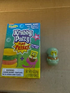 Krabby Patty Plus Prize (PRIZE ONLY) 1" Squidward Figurine *NEW* ll1 - Picture 1 of 2