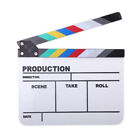 Movie Clap-stick English Version Clapper Board Acrylic Clapperboard