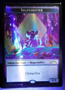 Shapeshifter Token - MTG - 1908 Double Rainbow Foil Secret Lair Drop -SLD- NM - Bild 1 von 3