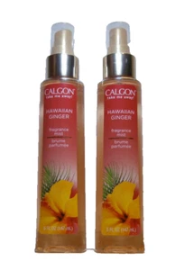 CALGON HAWAIIAN GINGER fragrance body mist 5oz NEW RaRe DISCONTINUED 2 BOTTLES - Picture 1 of 3