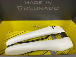 Dash Cycles Strike Stock G2 245mm Length 50mm Nose Road/TT/TRI Saddle (White) - Picture 1 of 5