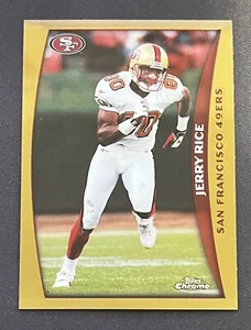 1998 Topps Chrome #38 Jerry Rice San Francisco 49ers Football Card HOF - Picture 1 of 2