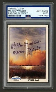 Milton Windler Signed 1990 Space Shots Card #19 (PSA) NASA Flight Director Auto - Picture 1 of 2