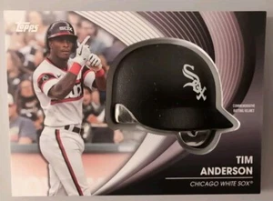 2022 Topps Update Commemorative Batting Helmet Chicago White Sox Tim Anderson - Picture 1 of 2