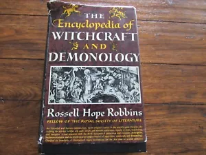 RARE 1ST EDITION ENCYCLOPEDIA OF WITCHCRAFT AND DEMONOLOGY © 1959 ROBBINS - Picture 1 of 11