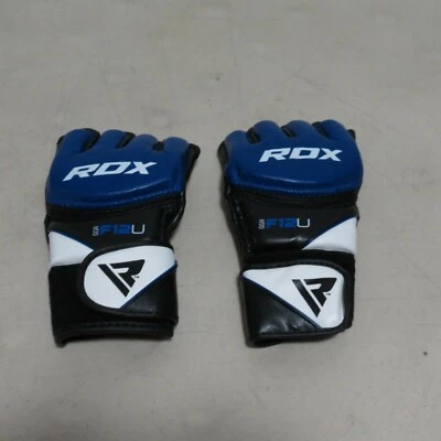 RDX F12U GGR BOXING SPARRING GLOVES SMALL BLUE/BLACK - Image 1 of 2
