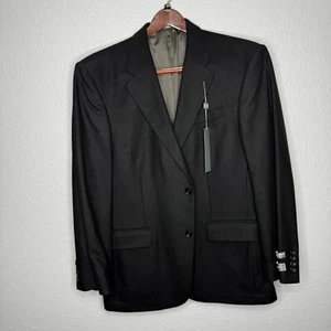 Blazer cappotto Oscar De La Renta Ultralux misto cashmere 2 bottoni 44 R nuovo con etichette - Foto 1 di 7