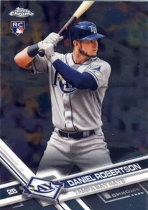 (8) Lote de tarjetas de novato Daniel Robertson 2017 Topps Chrome Update #HMT79 Rays - Imagen 1 de 1
