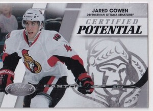 10/11 PANINI CERTIFIED JARED COWEN POTENTIAL INSERT /500 #7