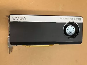 EVGA NVIDIA GeForce GTX 670 2GB GDDR5 PCI-e Graphics Card P/N: 02G-P4-2670-B6 ~ - Picture 1 of 8