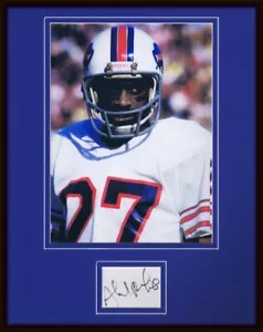 Ahmad Rashad Signed Framed 11x14 Photo Display Bills - Picture 1 of 1
