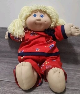 Cabbage Patch Kinder Pyjama blond blau Augen Kimono. Vintage 1985. Sehr gepflegt - Bild 1 von 8