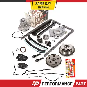 Timing Chain Kit Cam Phaser Oil Water Pump Gasket Fit 04-10 Ford 5.4 3VALVE - Bild 1 von 12
