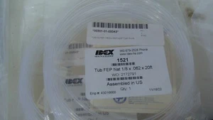Idex 1521 tubing , FEP, 1/8 ODx 062 IDx 20ft,Nat rohs , Thermo 00301-01-00043 - Picture 1 of 1