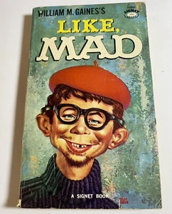 Vintage MAD Magazine Paperback William M. Gaines LIKE MAD #9 Signet 1960 - Picture 1 of 6