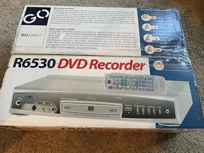 Go-Video R6530 Grabadora DVD+R/RW Disco CD MP3 WMA Reproducción de Imágenes Progresiva Foto 1 de 4