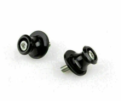 8mm Swingarm Sliders Spools Fit Suzuki GSXR 750 1000 1300 SV650 1000 TL Black Foto 1 de 3