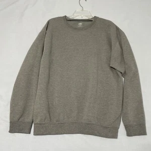 Athletic Works Sweatshirt Mens Size Large Gray Pullover Fleece Lined Unisex - Picture 1 of 11