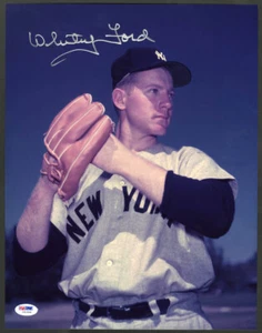 Whitey Ford SIGNED 11x14 Photo New York NY Yankees HOF 1974 PSA/DNA AUTOGRAPHED - Picture 1 of 1