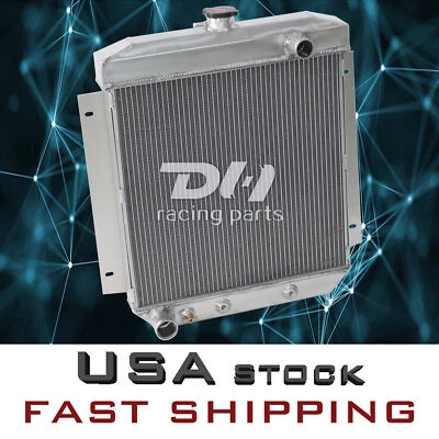 Radiador de aluminio de 3 filas para 55Ford Customline Club Country 1954-1956 3,9-5,1 L V8 Foto 1 de 4