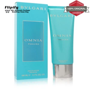 Omnia Paraiba 3.4 oz Shower Oil for Women by Bvlgari - Picture 1 of 2
