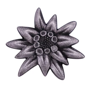 German World War 2 WW2 Mountain Troops Edelweiss Elite Wehrmacht Hat Pin Badge - Picture 1 of 3