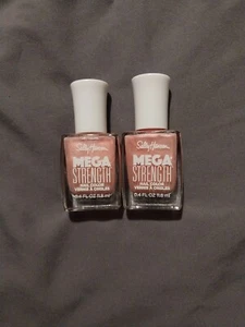 Sally Hansen Mega Strength Nail Polish #035 Sally Sells Sea Shells X 2 - Picture 1 of 1