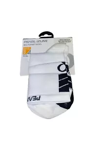 Pearl Izumi Women's Elite Tall Sock White Black Cycling Socks Large 9+ New - Picture 1 of 8